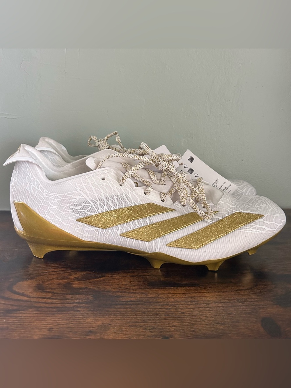 Adidas Adizero Electric Men’s Football Cleats Gold Size 14 JH6254